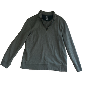 george dark green pull over sweater